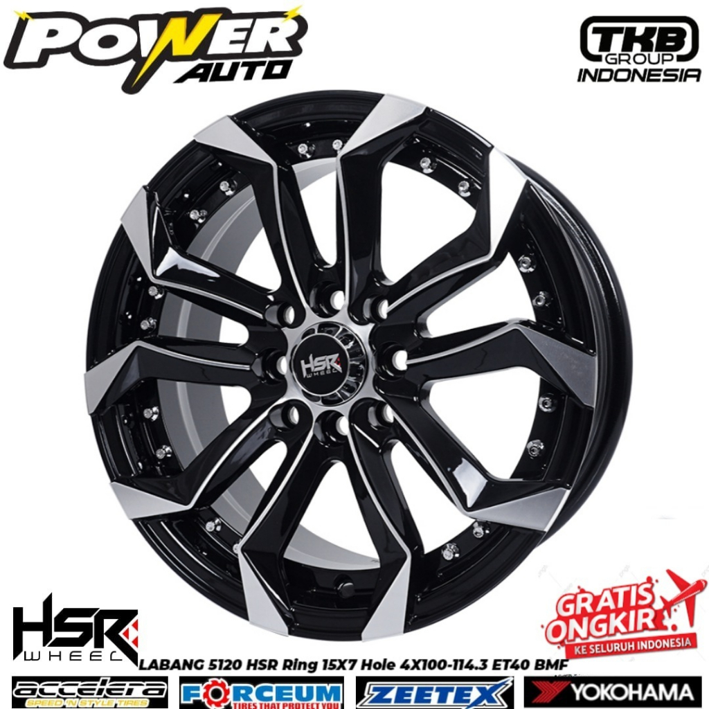 pelak ring 15 LABANG HSR lebar 7 rata bodi cocok untuk brio,agya,aerio dll