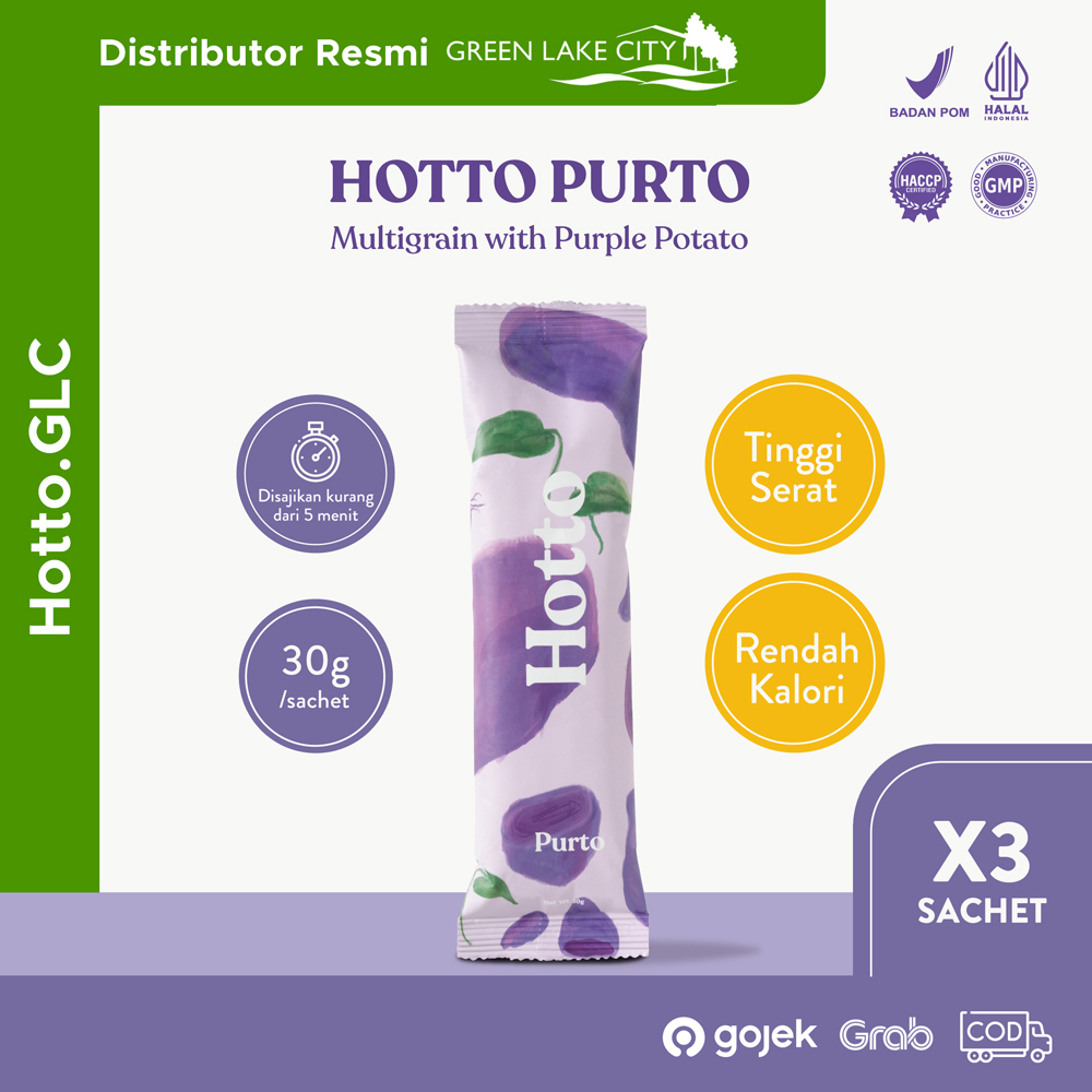 

Hotto Purto 3 Sachet - Superfood Multigrain dengan Ubi Ungu