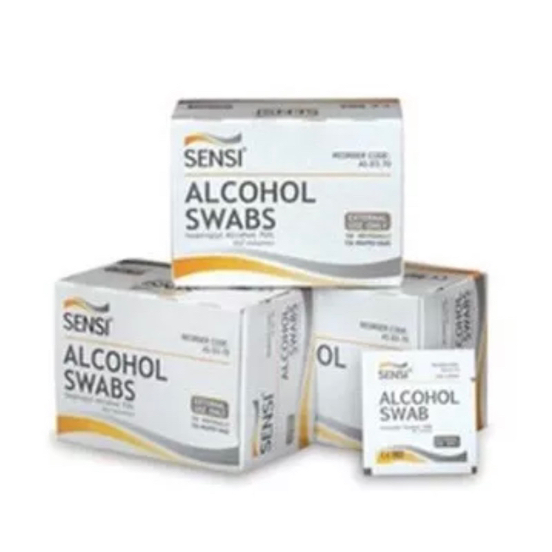 sensi alcohol alkohol swab isi 100 lembar
