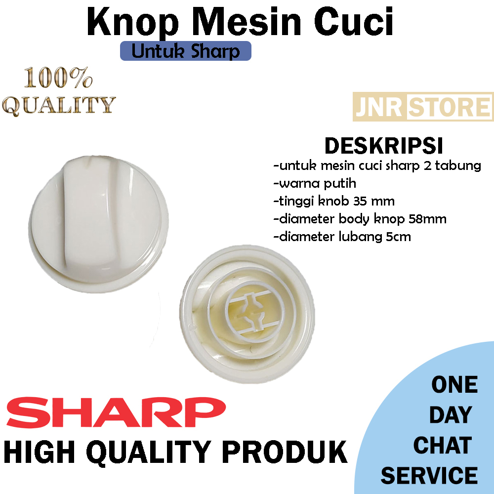 Knop Mesin Cuci Sharp 2 Tabung