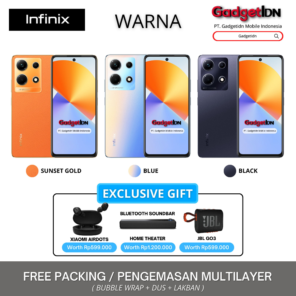 INFINIX NOTE 30 NFC 4G 8/256GB ( +8GB EXTENDED RAM ) GARANSI RESMI INFINIX