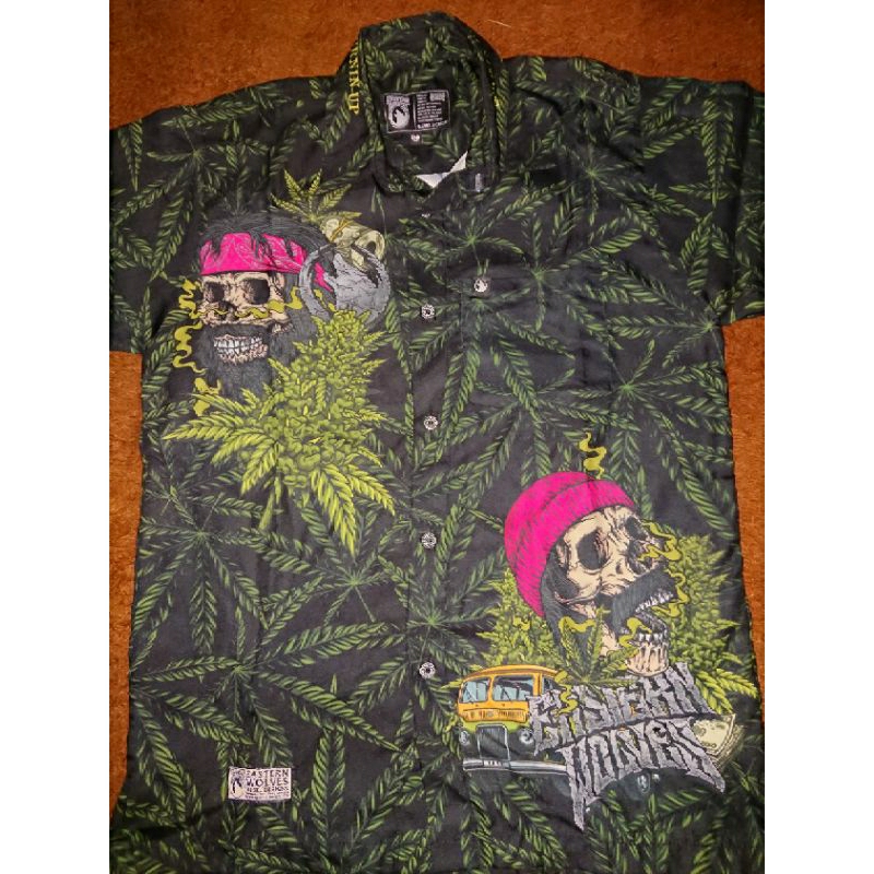 workshirt (kemeja fullprint) Eastern wolves