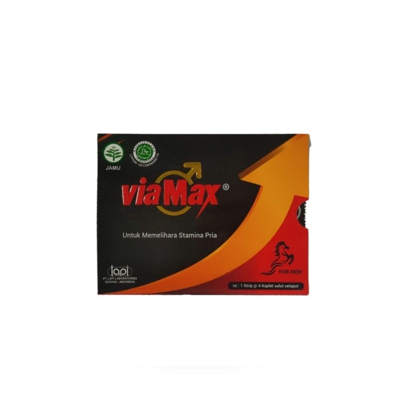 viamax box isi 5 strip @4 tablet - membantu memelihara stamina pria