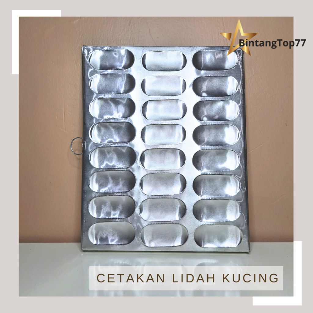Cetakan Kue Lidah Kucing