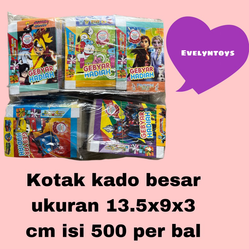 

Kotak kado besar isi 500 pcs