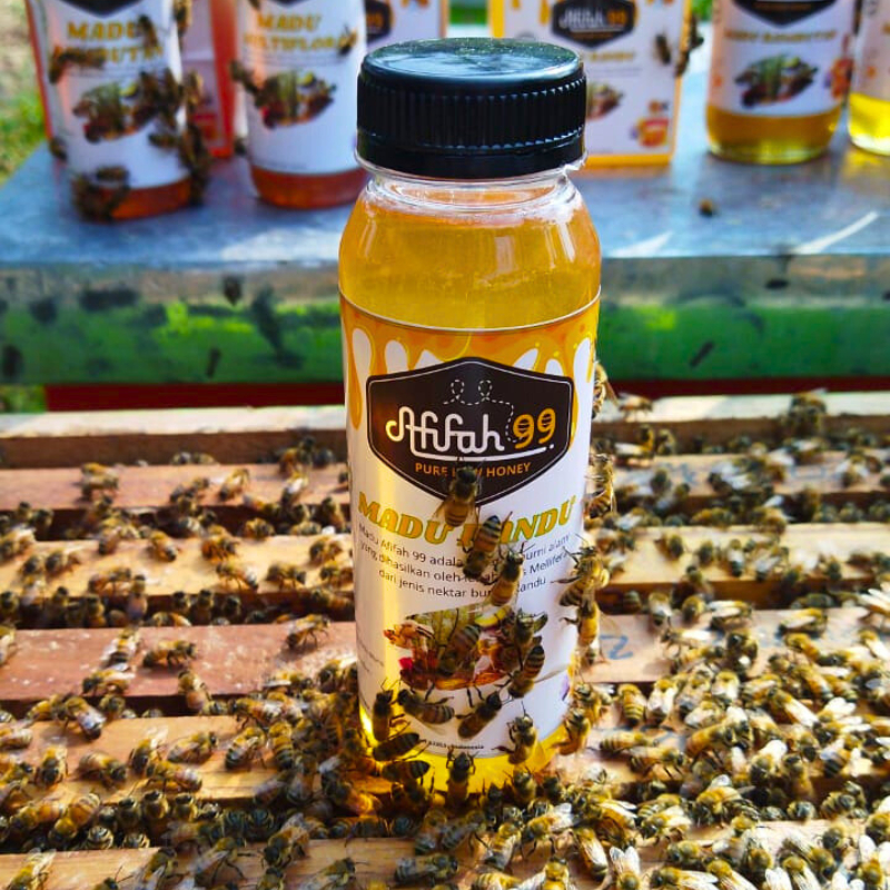 

Madu Murni Afifah 99 Nektar Bunga Randu (250 ml) Madu Randu - Madu Asli Raw Honey