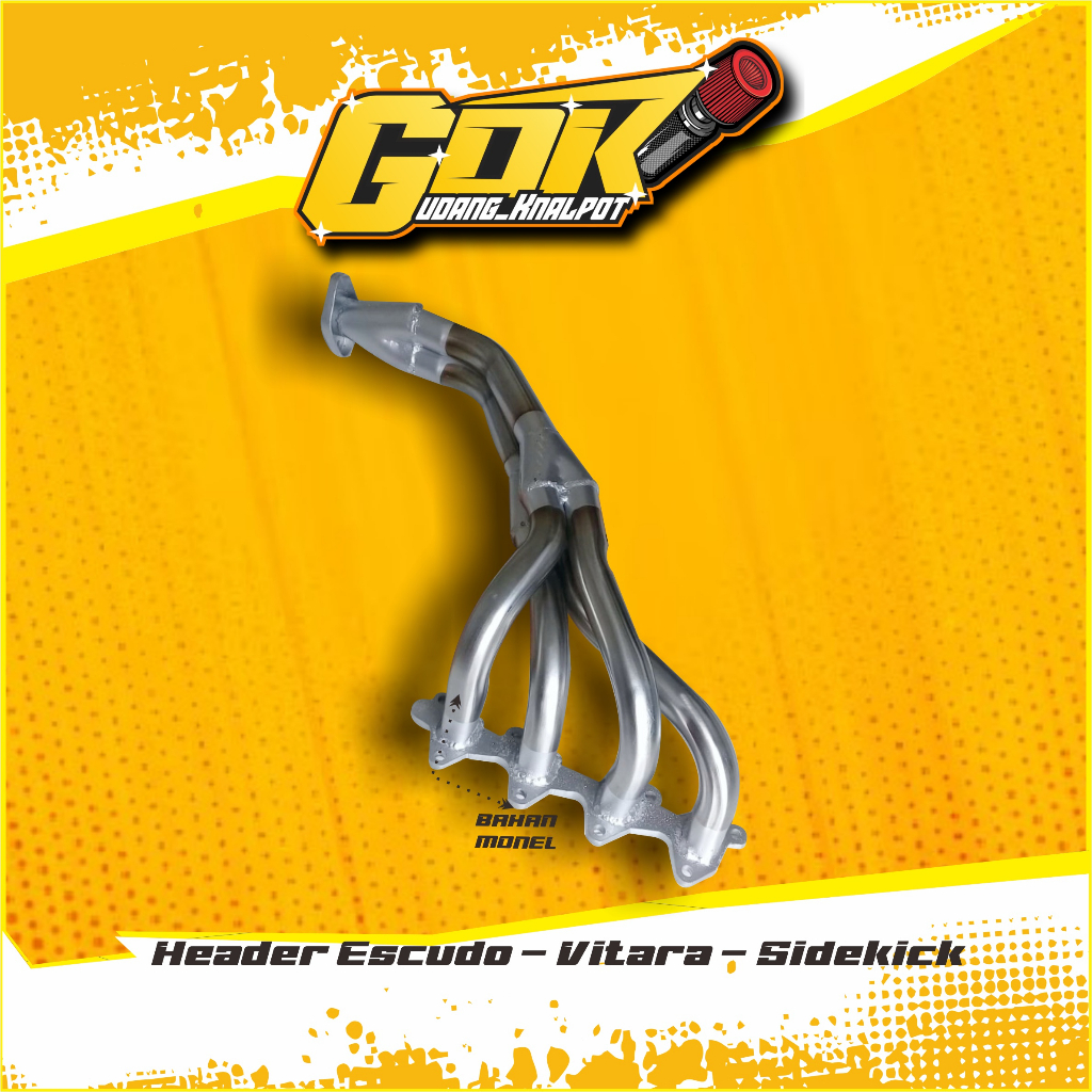Header Escudo - Vitara - Sidekick - GudangKnalpot