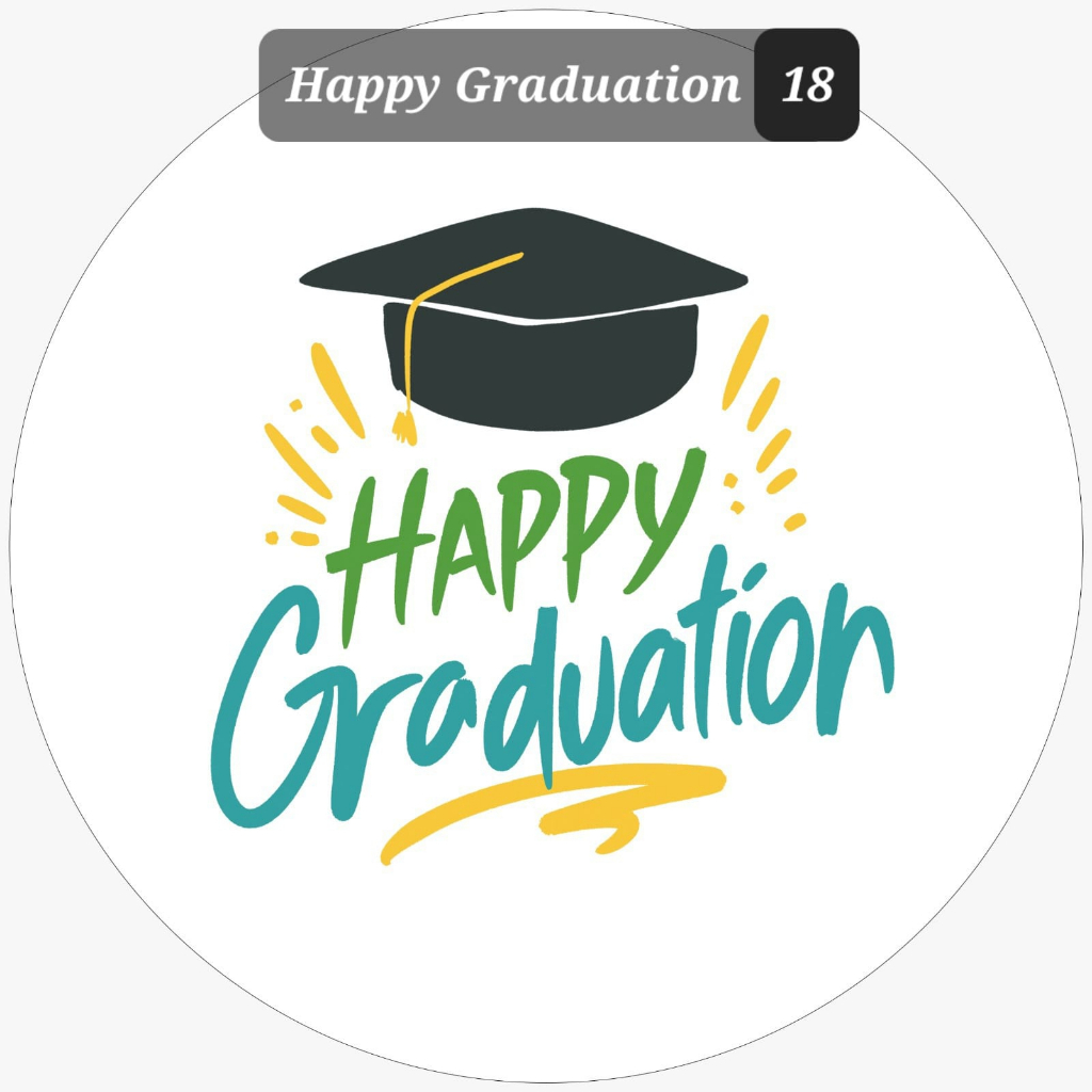 

10pcs hang tag ucapan happy graduation kelulusan sekolah kuliah wisuda