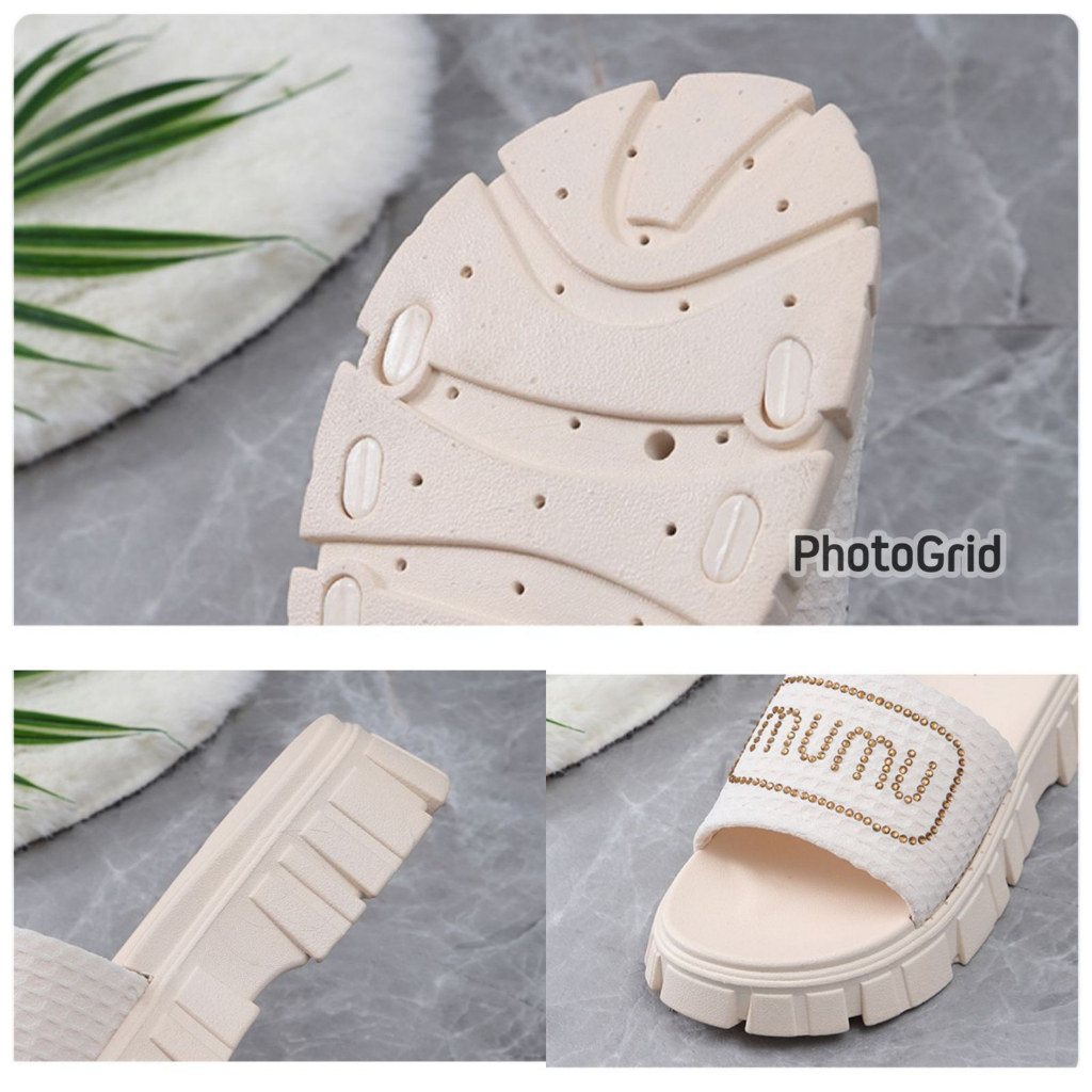 GROSIRTAS TG1730 Sandal Wedges Wanita Import Sandal Casual Nyaman