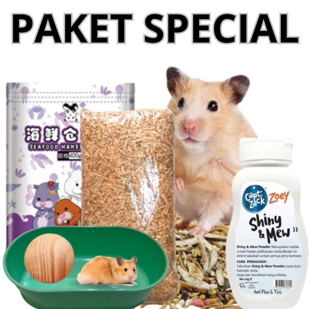 Paket Spesial Kebutuhan Hamster FEFARM