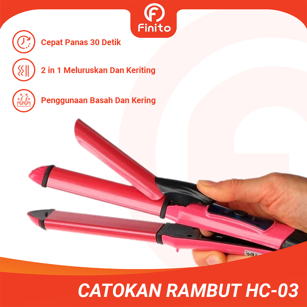 Catokan Rambut 2 in 1 Best Quality HC-03