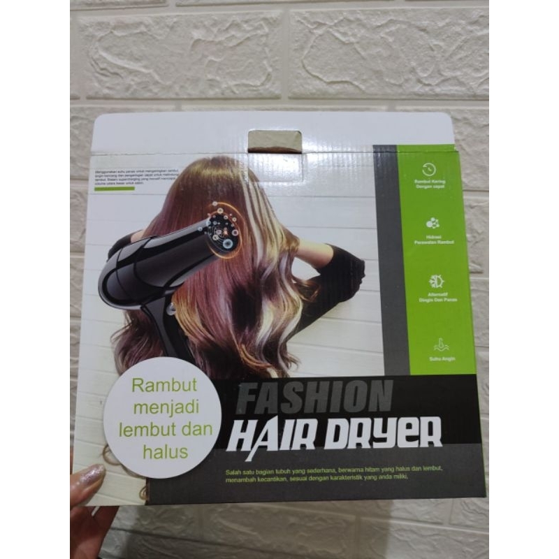 Hairdryer JUMBO FASHION multi fungsi Bonus Sisir