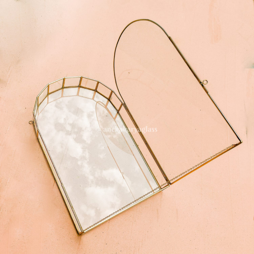 Hiasan Mahar/ Frame Mahar/ Mahar Seserahan/ Bingkai Kaca/ Mahar Rustic/ Seserahan Kaca