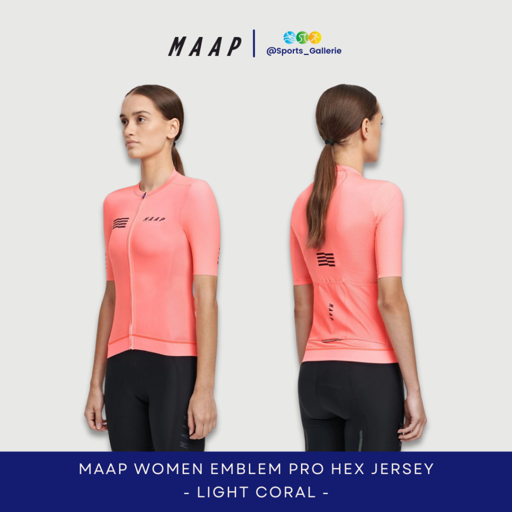 MAAP ORIGINAL WOMEN Emblem Pro Hex Jersey - Light Coral