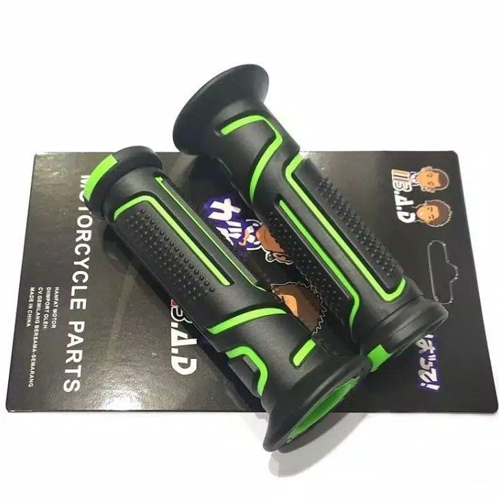 [garis full] handgrip variasi ibad garis full karet grip shark variasi motor sarung gas handgrip karet universal