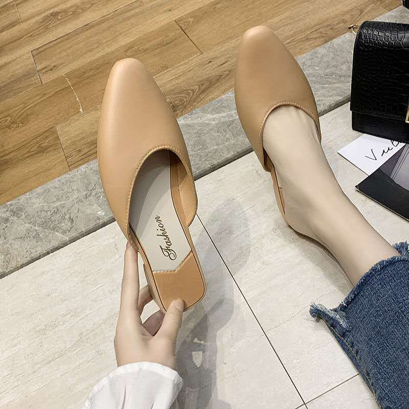 CYS Sepatu Sandal Flat Jelly Wanita Cewek Polos Slip On PVC Bustong Kekinian Korea Fashion Style Import Kantoran Hak Formal SPT-73