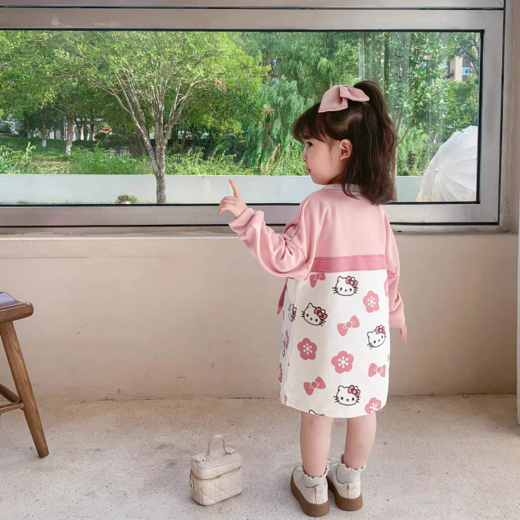 [ NEW ] 1 - 5 Tahun | Dress Kimono - Princess Nagasami Dres Korean Style Dress Anak Perempuan Dres Anak Import Dres Casual - Kiosbalitaaprillia