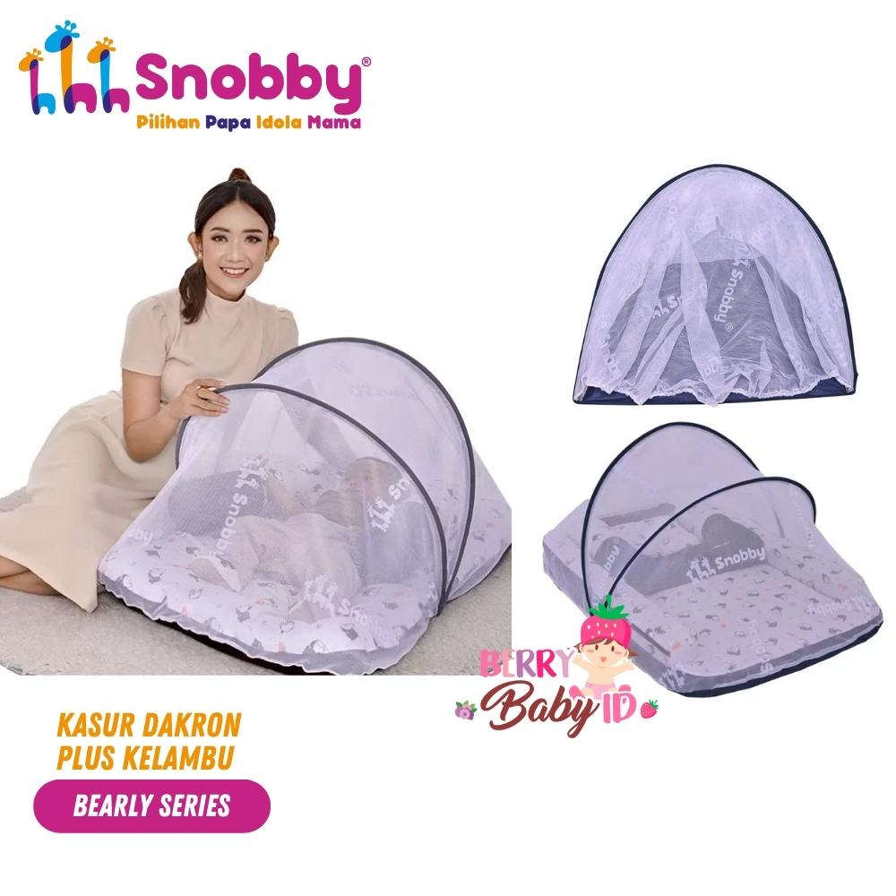 Snobby Kasur Dakron Kelambu Bantal Guling Set Perlengkapan Tidur Bayi Berry Berry Mart