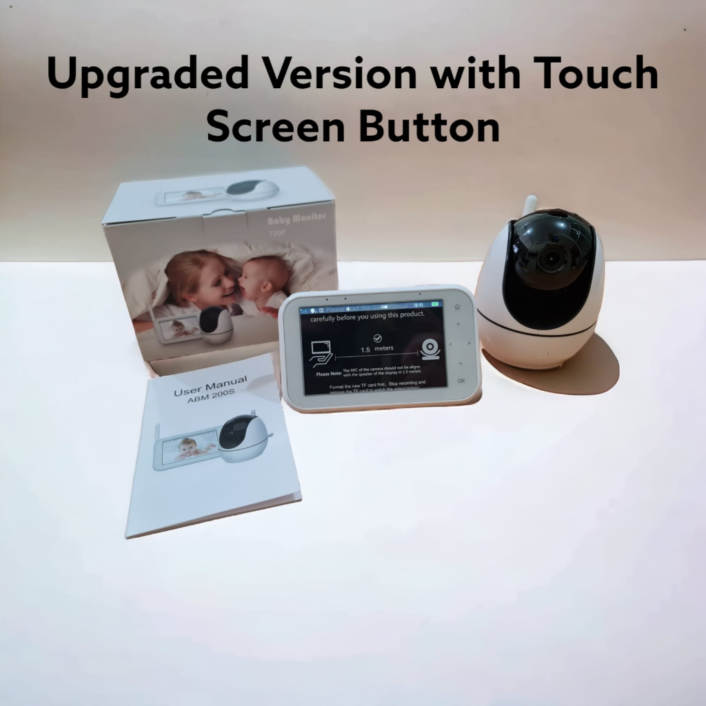 ABM200 4.5&quot; Smart Digital Video Audio Baby Monitor with PTZ Rotation