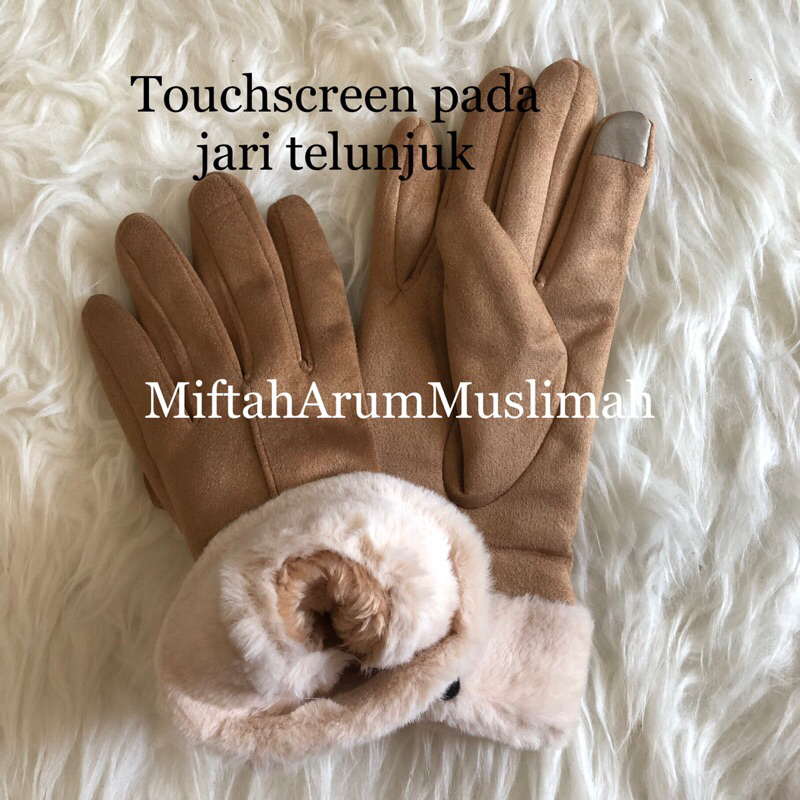 Sarung Tangan Wanita Winter Touchscreen