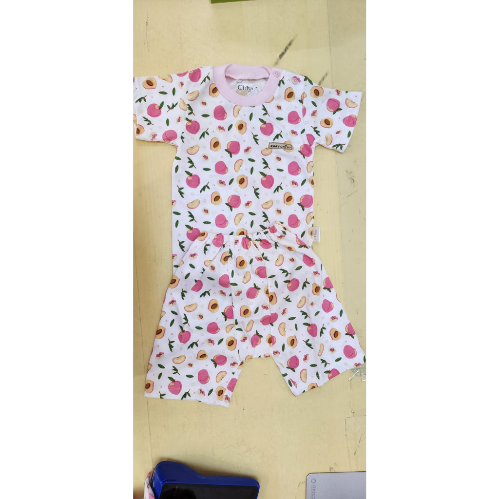 Chiyo Babywear Baju Pendek Celana Pendek - Baju Setelan Anak Perempuan