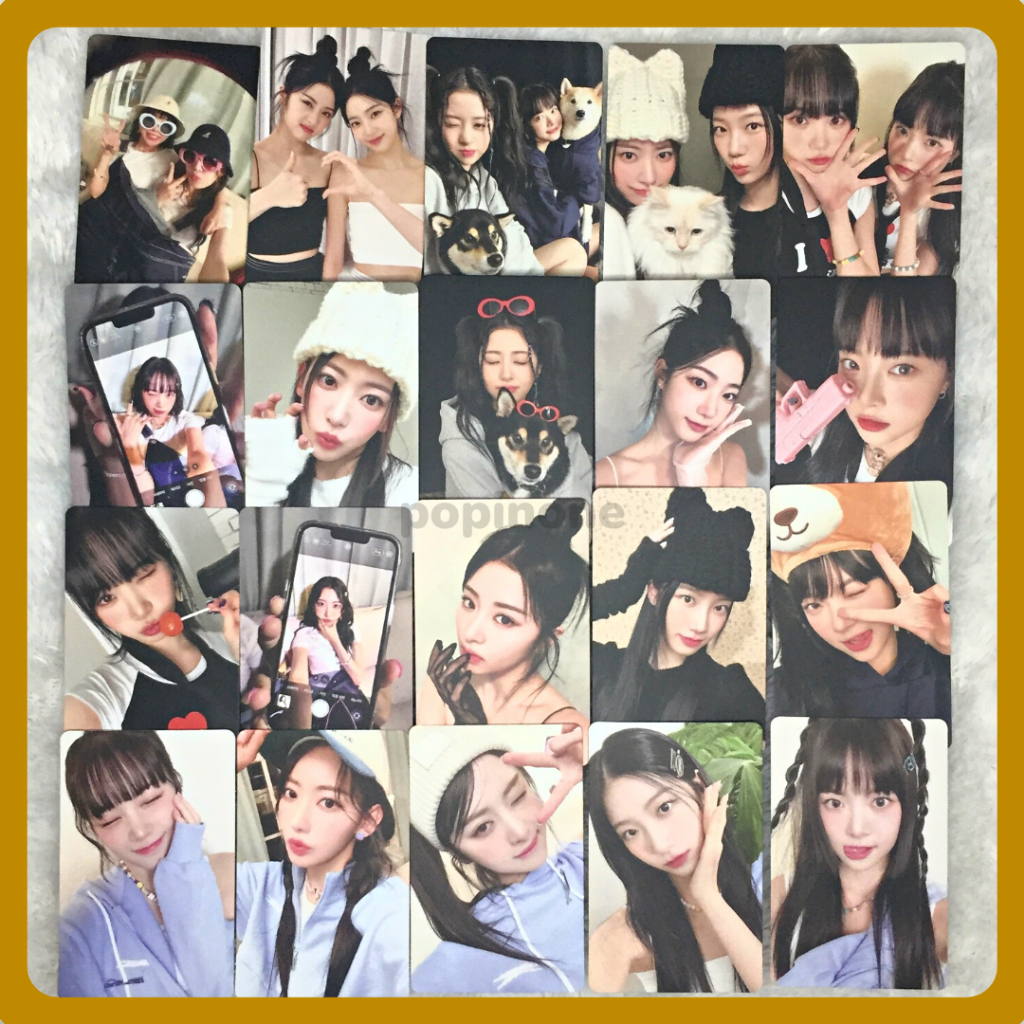 OFFICIAL PC PHOTOCARD LESSERAFIM ALBUM WEVERSE VERS LE SSERAFIM UNFORGIVEN UNIT QR SAKURA CHAEWON YU