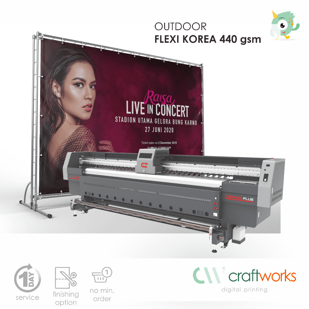 CETAK SPANDUK BANNER FLEXI 440 GSM