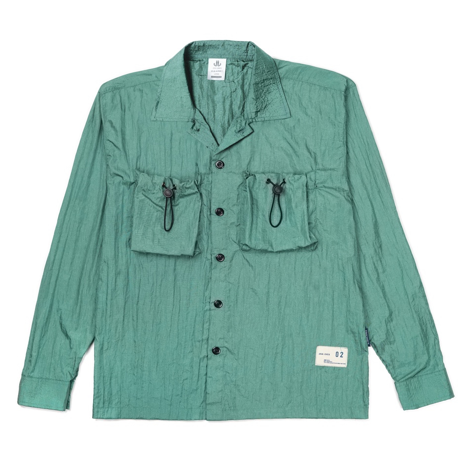 JAVAJONES Nylon Shirt Yuji Mint Green | Kemeja Pria Wanita