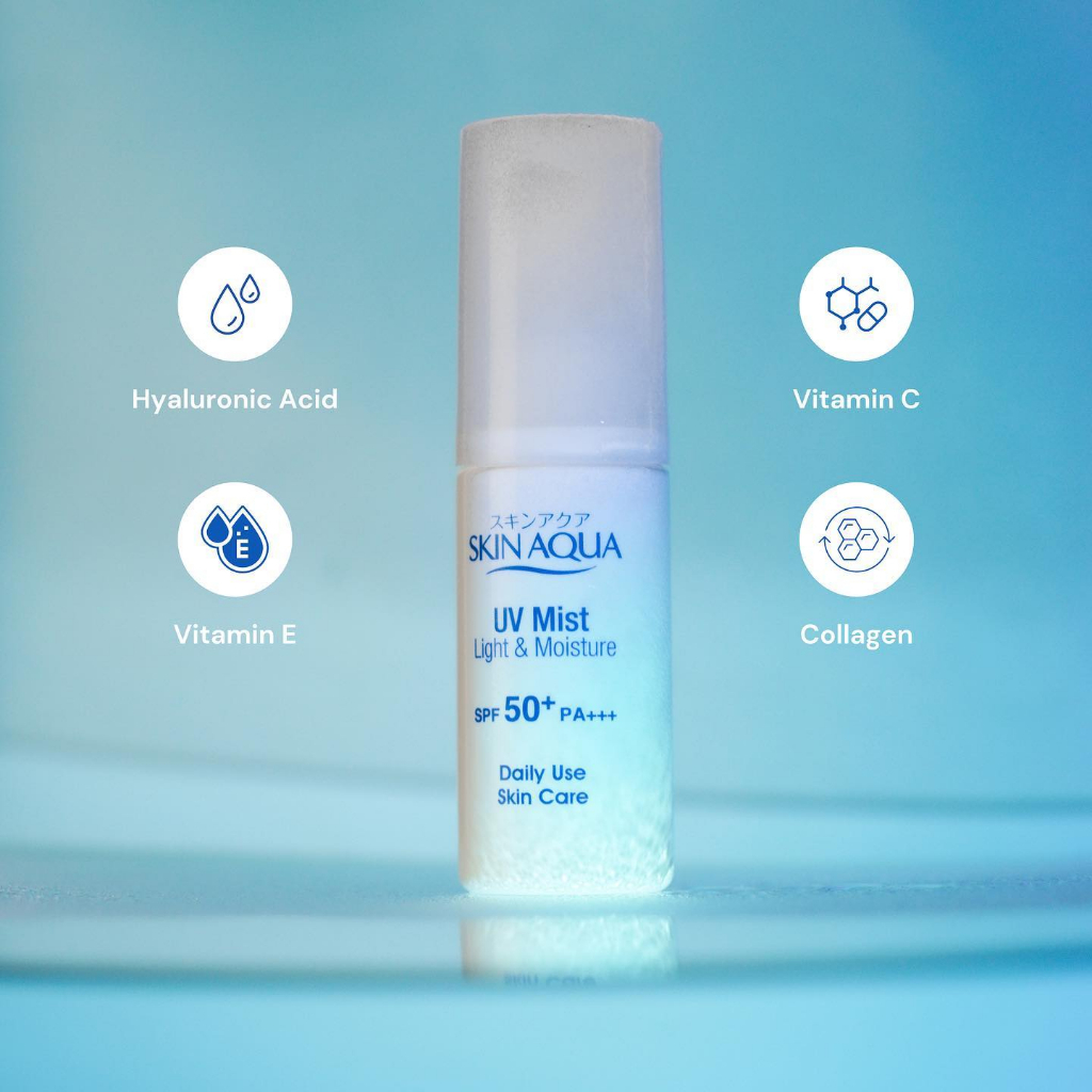 SKIN AQUA Tone Up UV Essence | UV Moisture Milk SPF 50+ PA+++ 40g Moist Gel SPF 30