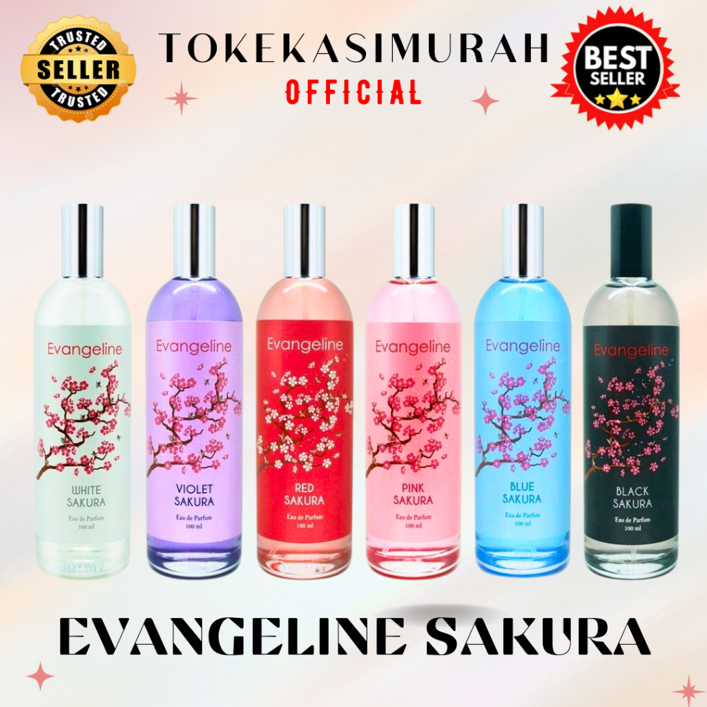 Parfum Evangeline Sakura Parfum Dengan Banyak Varian Series Musk Series Selection Series Sakura