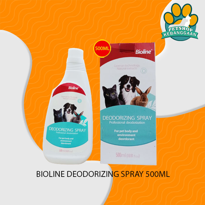 Penghilang Bau Hewan Peliharaan Bioline Deodorizing Spray 500 ML