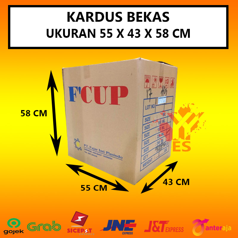 

TERMURAH Kardus Bekas Jumbo UKURAN P x L x T 55x43x58 CM / KARDUS PACKING / KARDUS PINDAHAN RUMAH KANTOR / KARDUS BEKAS LAYAK PAKAI