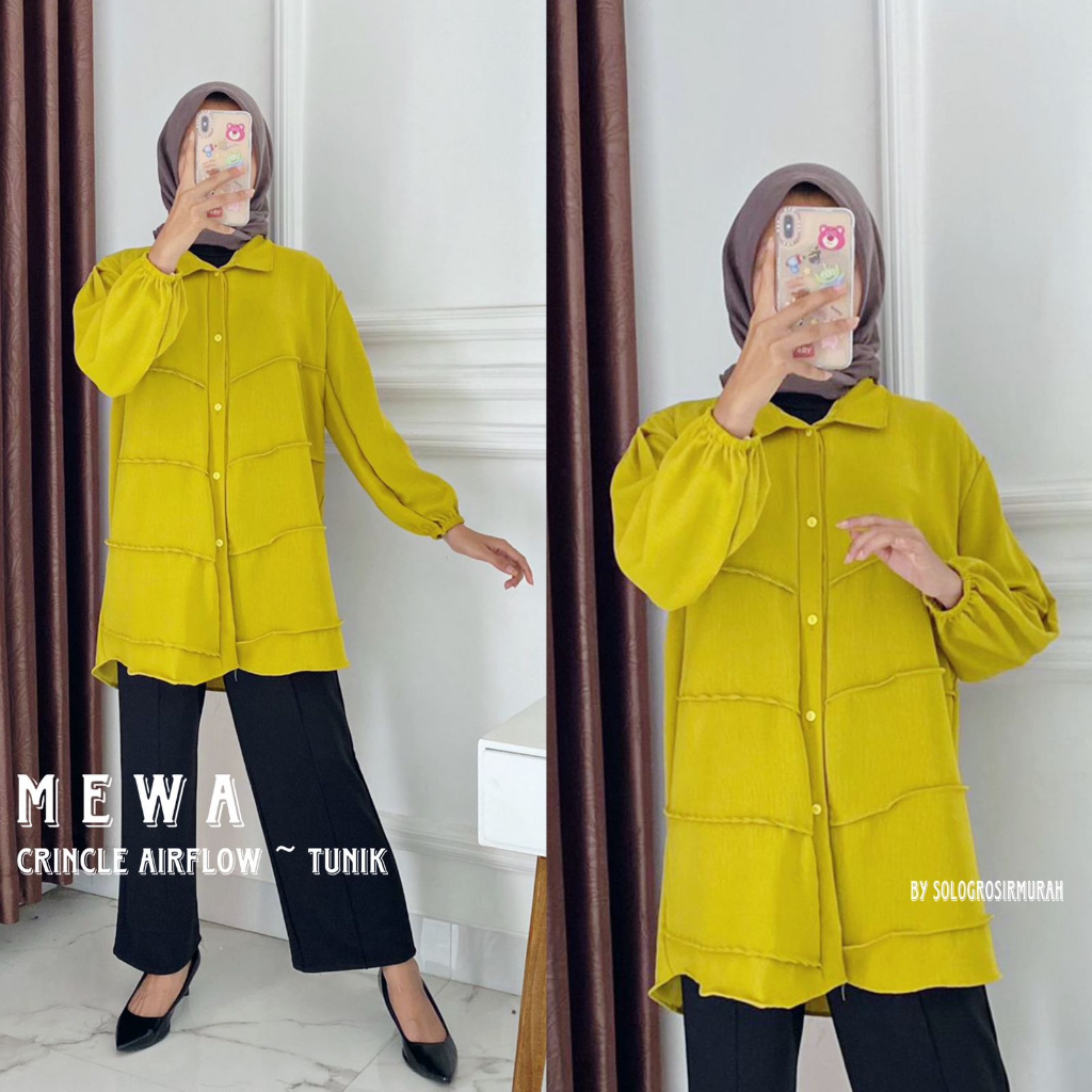 MEWA TUNIK CRINCLE AIRFLOW PREMIUM