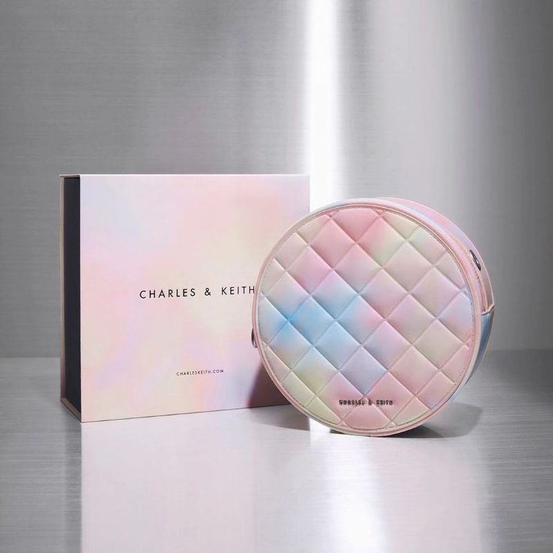 CK Kwan Quilted Circle Bag GIFTSET INCLUDE BOX