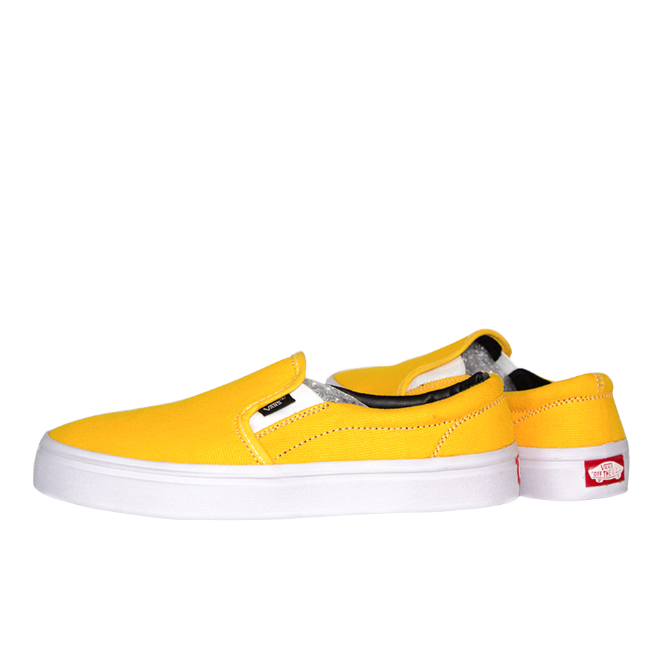 Sepatu vans slip on mono pria tanpa tali casual wanita Santai Murah