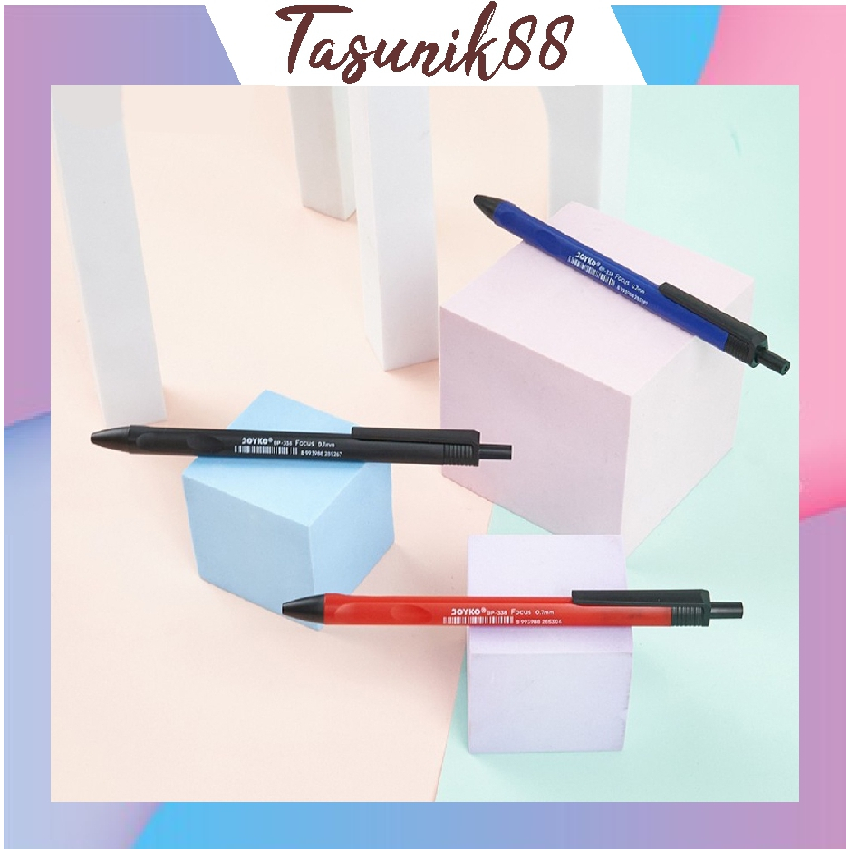 

⭐TasUnik88⭐Ball Pen Pulpen Pena Joyko BP-338 Focus 0.7 mm S065