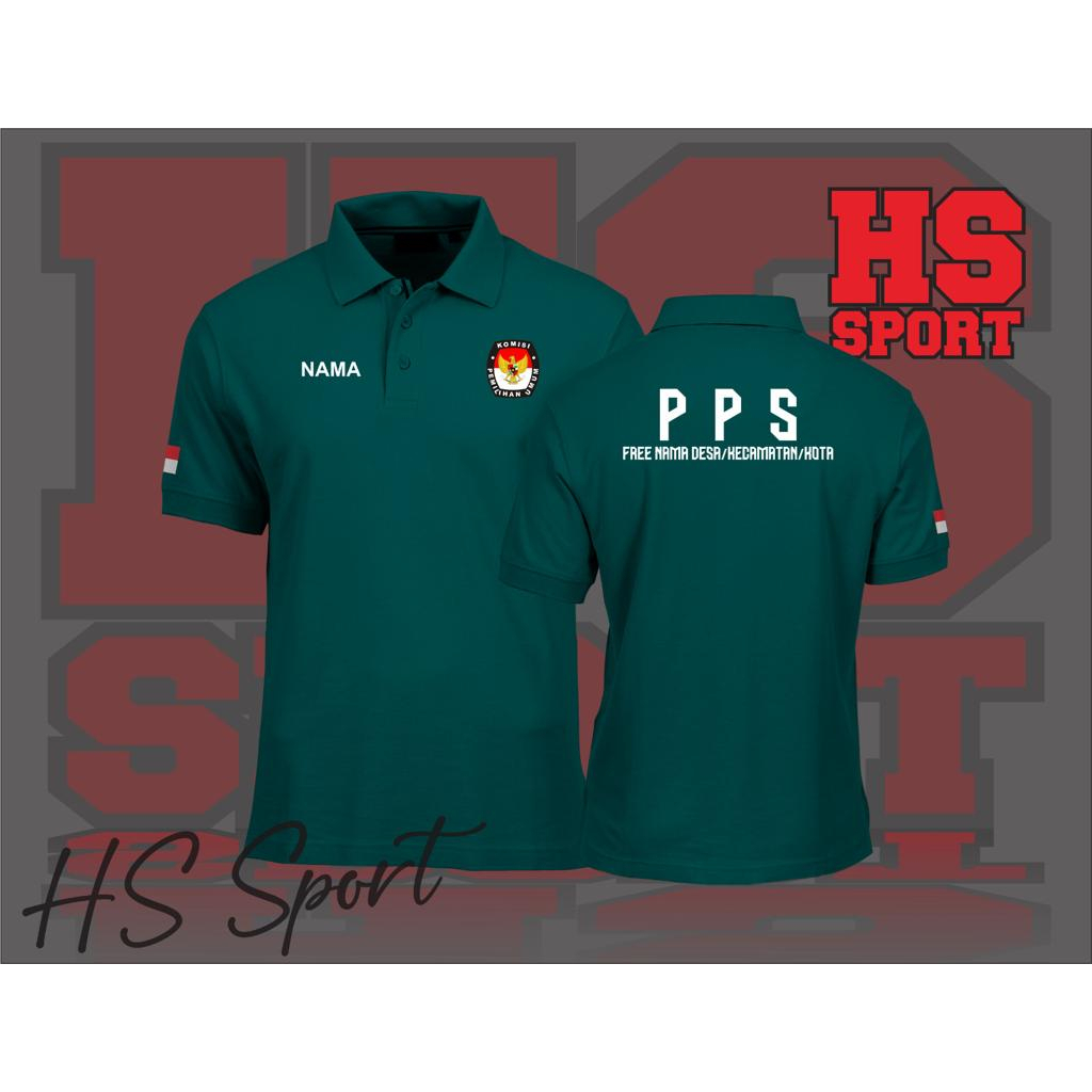 POLO PEMILU PPS - BAJU POLO PEMILU TSHIRT - BAJU POLO KERAH