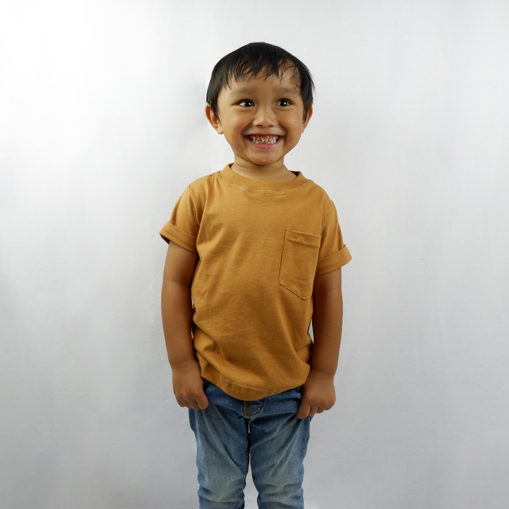 Kaos Anak Pocket Fold Cotton Combed 24s Lengan Pendek Phenom Vol 2