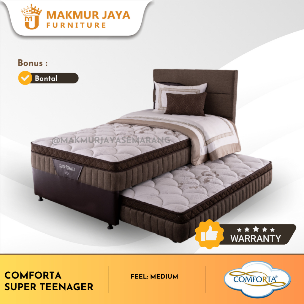 KASUR SORONG COMFORTA 2IN1 SUPER TEENAGER | SPRINGBED