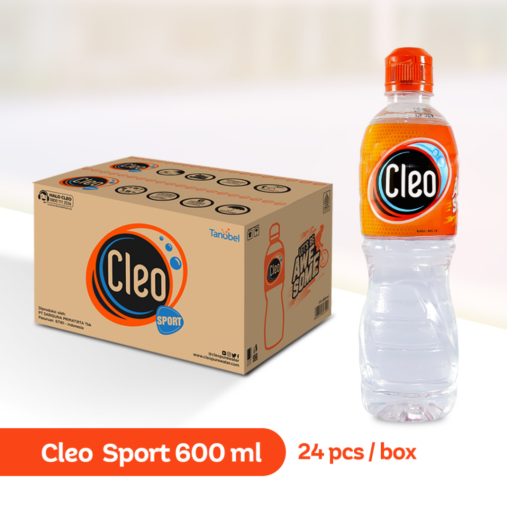 

Cleo Air Murni Sport 600ml (24pcs)
