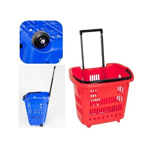 Gree leaf Trolley Basket Keranjang Troli Belanja Grab Gojek 3807