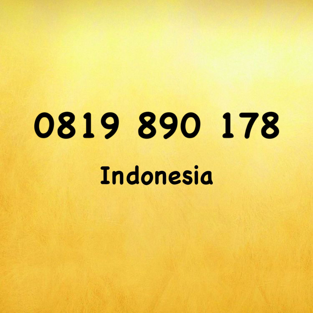 Nomor Cantik XL Bebas 10 Digit Seri 1788 - 0819 890 178
