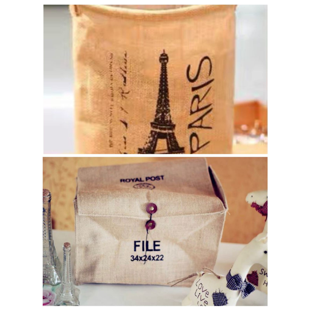 

STORAGE BOX COCOK SEBAGAI BOX FILE BAHAN KAIN GONI