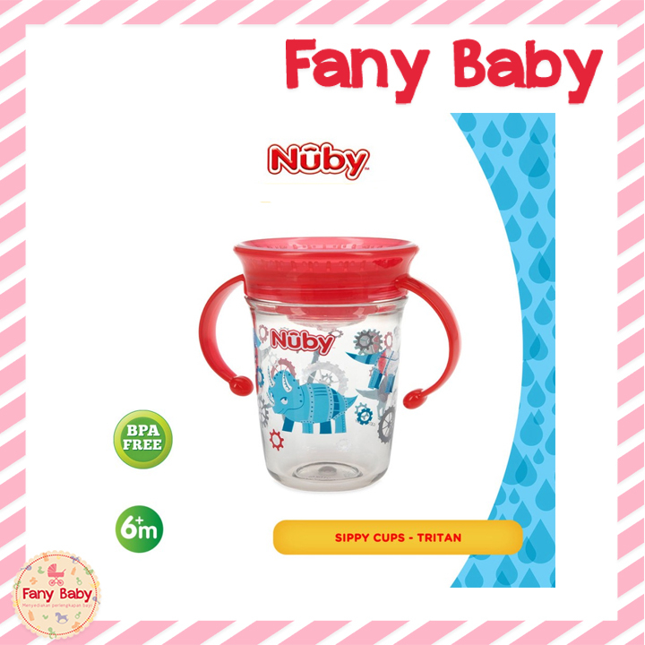 NUBY WONDER CUP TRITAN 240ML 6M+