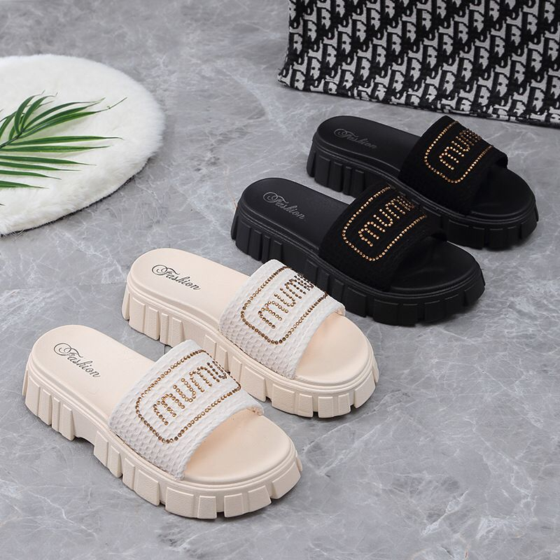 GROSIRTAS TG1730 Sandal Wedges Wanita Import Sandal Casual Nyaman