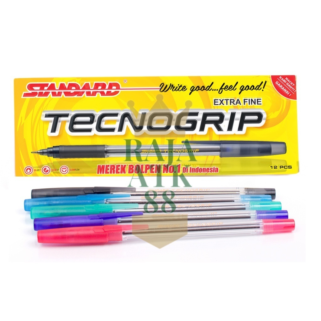 

Bolpen / Ballpoint / Pulpen Standard TECNOGRIP - 1 lusin