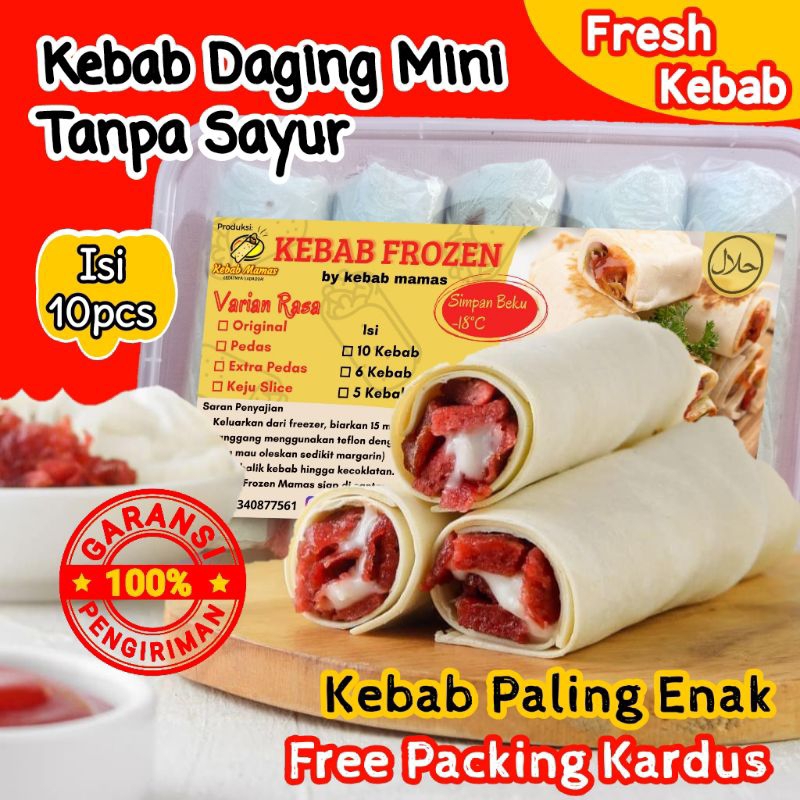 

Mamas Kebab Mini Frozen Full Daging Isi 10 Ekonomis