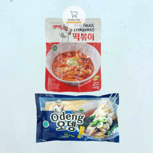 OPPA Odeng / Topokki Oden Tok Dengan Bumbu 20gr Kue Beras/Ikan Korea