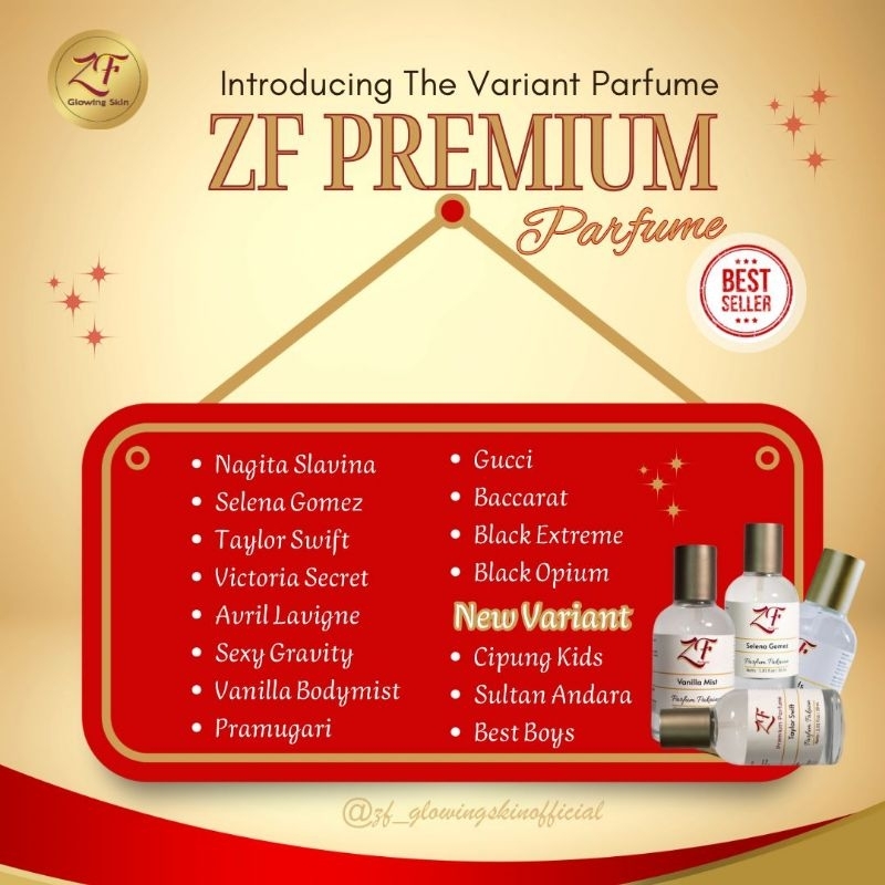 GROSIR 14PCS & 15PCS PARFUM ZF (30ML)