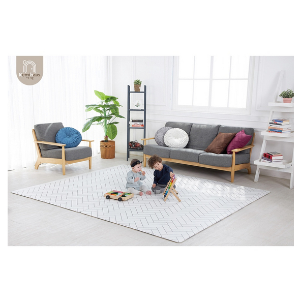 Kemihaus PVC Playmat - Karpet Korea 210cm x 140 cm Main Anak Bayi KemiHaus Korea Premium Mat Mattress Playgym Tatakan Baby